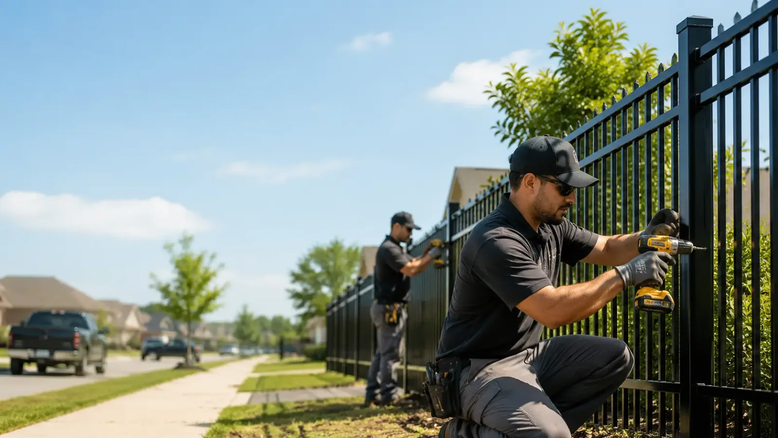 Metal Fence Installation in Rochester, PA